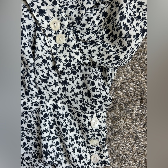 Josephine Vintage 80s Two Piece Floral Skirt Set Blouse size 10/Skirt Size 8 - Picture 8 of 16